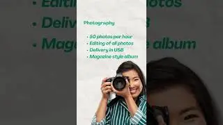 Photography and video package 