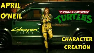 Cyberpunk 2077 April O’Neil from Ninja Turtles Character Creation & Clothes