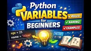 Python Variables for Beginners | Rules, Naming & Examples