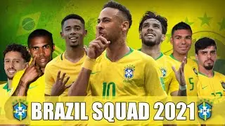 Brazil Full Squad Copa America 2021 ||  Brazil New & Young Player's 2021 || Copa America 2021