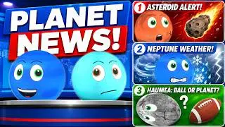 Planet News! | Solar System Cartoon Video | Space Educational Videos
