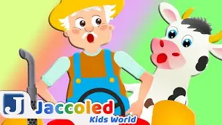 🐷🤠🚜 Old MacDonald and Band Had A Farm Song! 🪕🎺🥁 | Jaccoled Kids World Nursery Rhymes and Kids Songs
