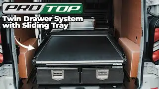 ProTop Twin Drawer System with Sliding Tray - 2024 Ford Transit Custom