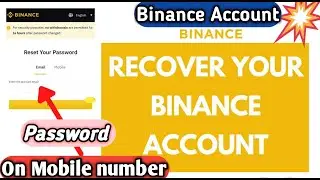 How to Reset a Forgotten Password on Binance Account || Teach Nepal ||