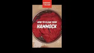 How to clean your hammock!