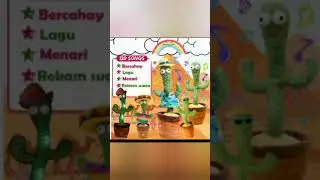 Boneka kaktus bisa menirukan suara yg lg viral di tiktok#shorts