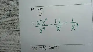 Exponent Review - Find Mistakes, Part 2