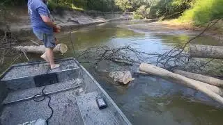 Cleaning up Sabine and a Little Fishing.