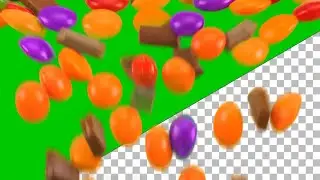 Halloween Candy TORRENT Green Screen Transition 🍬🍫 
