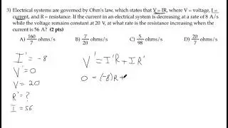 Ohms Law and Calculus   Implicit Differentiation