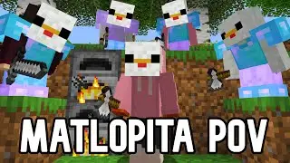 Matlopita POV | Minecraft Speedrunner VS 4 Hunters