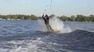 Massive Wakeboard Crash Faceplant which Drew Blood