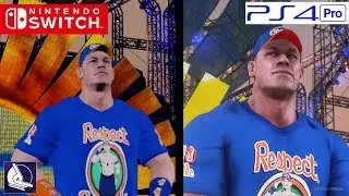WWE 2K18 Comparison Nintendo Switch vs. Playstation 4: How much worse?