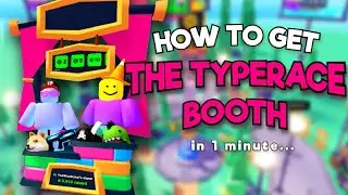 How To Get THE TYPERACE BOOTH In Pls Donate [WORKING NOW]