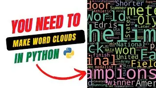 How to make a word cloud with Python [Beginner Friendly]