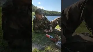 Летняя рыбалка и поход у речных порогов