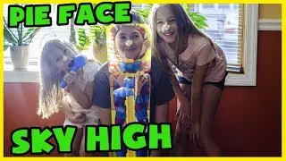 PIE FACE SKY  HIGH GAME CHALLENGE! New Game from Hasbro
