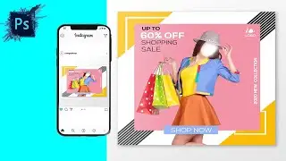 New Website and Social Media Banner design in Adobe Photoshop cc 2020