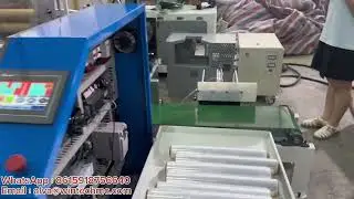 Single Shaft  Automatic Stretch Film Rewinder Rewinding Machine