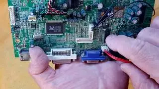 Ремонт монитора MDM19 схема сборки алгоритм поиска дефекта