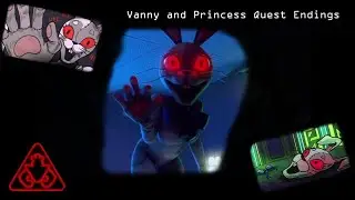 Vanny and Princess Quest Endings (FNAF: Security Breach)