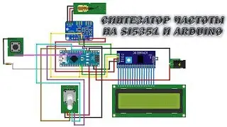 Frequency synthesizer based on SI5351 and Arduino