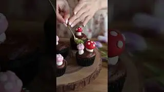 Making Mushroom Cupcakes! 🍄