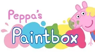 Peppa's Paintbox Part 1 - iPad app demo for kids - Ellie