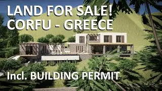 Ready-to-build 2000 sqm land plot for sale on Corfu, Greece