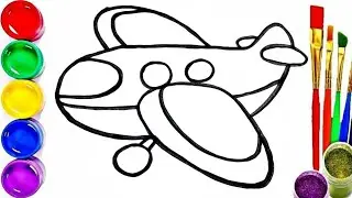 बच्चों के लिए एक हवाई जहाज बनाएं Bolalar uchun samolyot rasm chizish Zeichne ein Flugzeug für Kinder