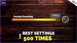 How to Render HQ projetcs 500X FASTER II After Effects Tutorial #3
