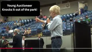 Young auctioneer Jessie Garber AMAZING! 