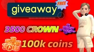 Avakin life crowns giveaway is going on😨||avakin life crowns giveaway🎁✨