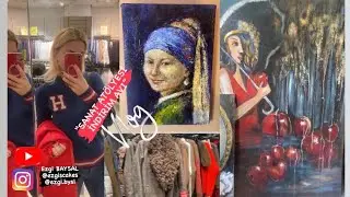 Fırçaların Büyüsü: Samsun’da Harika Bir Ressam Atölyesi! |ŞAŞIRTICI İNDİRİMLER #vlog #sanat #asmr
