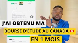 COMMENT FAIRE POUR AVOIR LA BOURSE D’ÉTUDE 2023-2025 AU CANADA 🇨🇦 EN 1 MOIS? IMMIGRATION-CANADA
