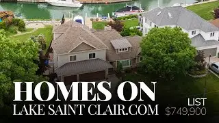 Home On Lake Saint Clair For Sale | Waterfront Homes