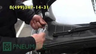 Амортизатор (упор) капота на Peugeot 408 KU-PG-4080-00 (обзор, установка)