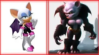 SONIC the Hedgehog ALL CHARACTERS as KING KONG 2023
