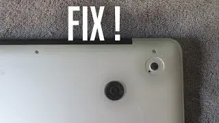 Fix Broken Rubber Feet from MacBook