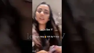 Let's see V gift |Sugar bday🙄🇮🇳| 