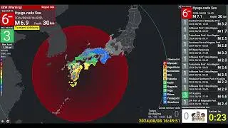 M 7.1 Kyushu, Japan Earthquake (JQuake 8/8/2024)