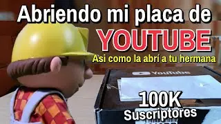 ABRIENDO LA PLACA DE YOUTUBE (Así Como La Abrí a tu Hermana😎)