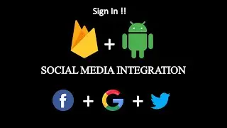 Social Media Integration (Google+Facebook+Twitter) Android+Firebase