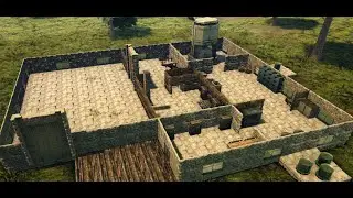 Building a simple yet large base in The Center on Ark