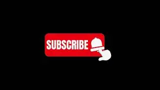 | Non Copyrighted | Black Screen Subscribe Button With sound | Like, Subscribe & Bell Button