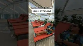 Utopia of the Seas ADULTS ONLY Solarium is a VIBE! #shorts
