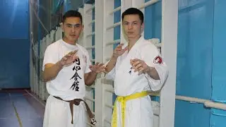 Тренировка по эншин каратэ