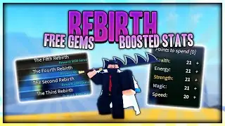 Anime Story | How To REBIRTH (FREE GEMS AND BOOSTED STATS) in Anime Story | Roblox