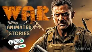 How to Create Animated War Stories Using A New 100% Free AI Tool In 15 Mins | YouTube Automation