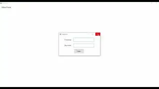 How to create popup login form VB.NET